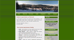 Desktop Screenshot of apartmanyprasily.cz